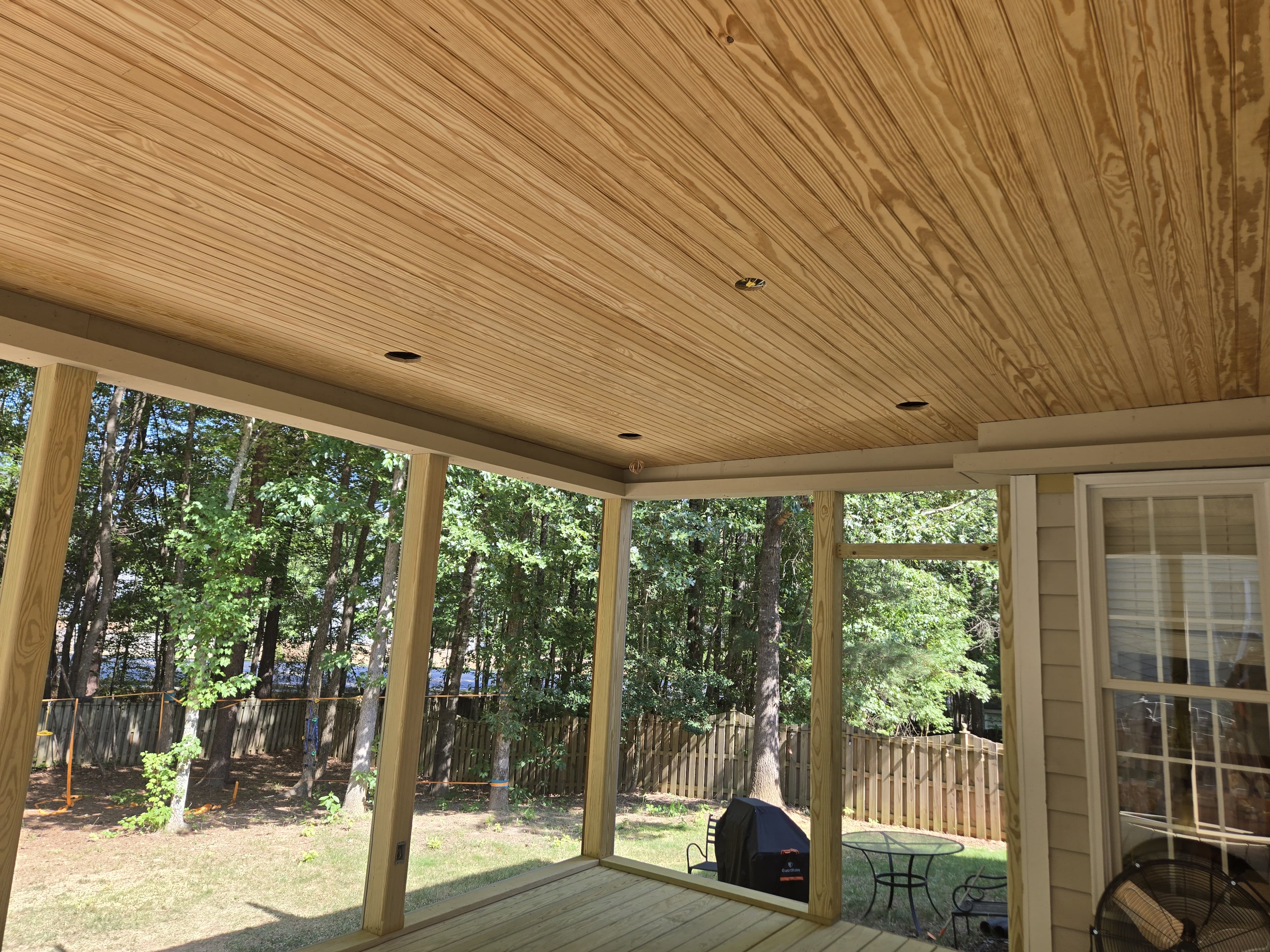 Three season room completed project